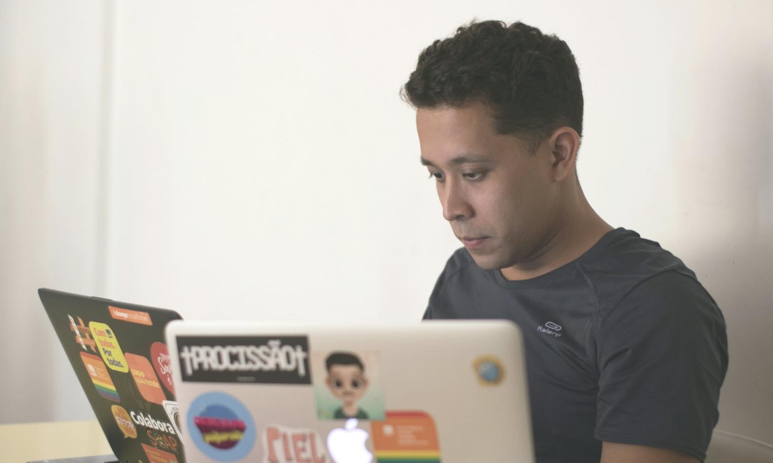 Workspace eines Finanzexperten